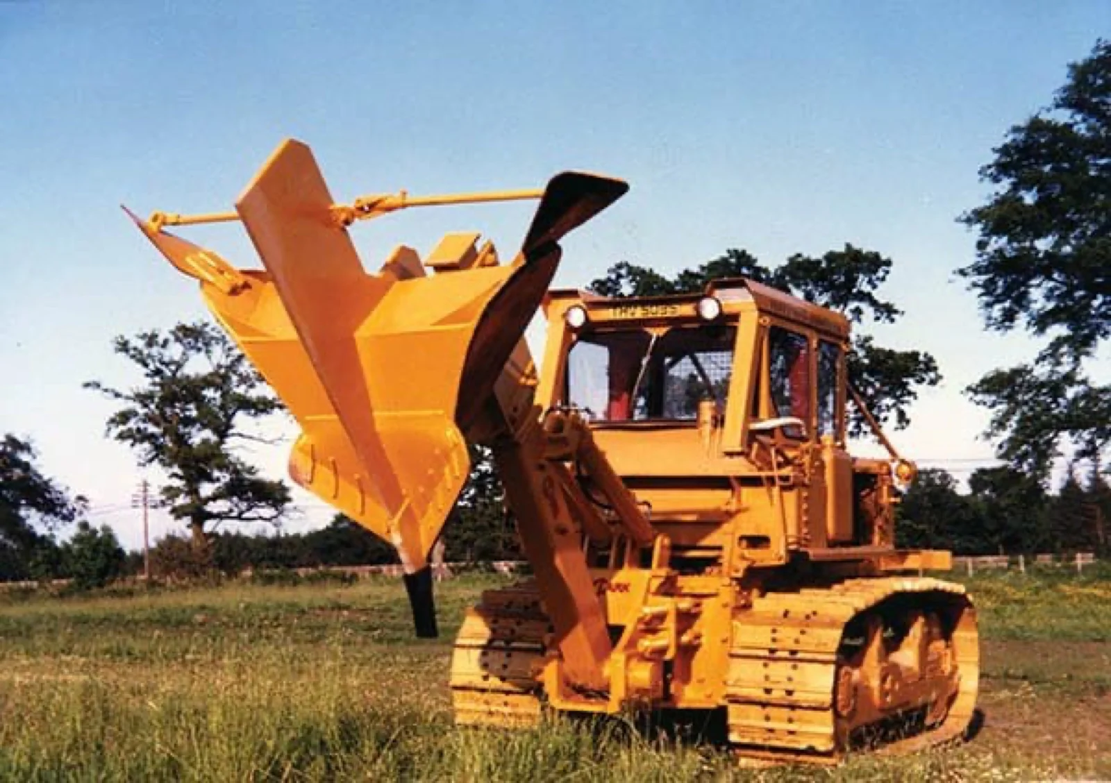 Historic tracked plough from Clark’s engineering archive